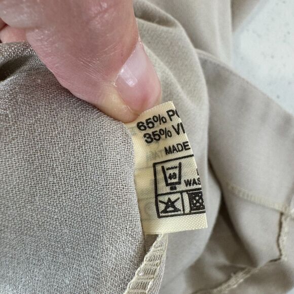 Ego Women's Button‎ Front Trench Coat Tie Waist Long Sleeve Gray - Picture 10 of 15